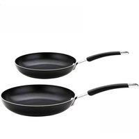 Meyer Frying Pan Set Dishwasher Safe Non Stick Induction Cookware - 20/28 cm in Black