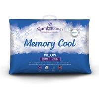 Slumberdown Single Memory Cool Firm Support Pillow in White