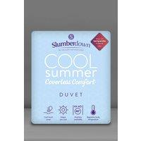 Slumberdown Cool Summer Temperature Regulating Coverless Duvet in Blue | Size: Double