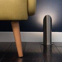 ValueLights Pair of Silver Floor Lamps