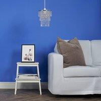 ValueLights Acrylic Droplets Silver Ceiling Pendant Droplets Shade