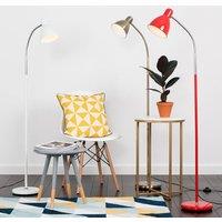 ValueLights Flexi Neck Gold Floor Lamp