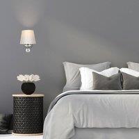 ValueLights Bryantt Silver Indoor Wall Light