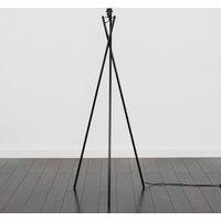 ValueLights Camden Black Metal Stem Tripod Floor Lamp Base