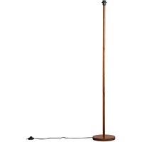 ValueLights Heather Wooden Traditional Floor Lamp Base in Dark Brown
