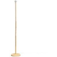 ValueLights Triston Wood Floor Lamp Base in Brown
