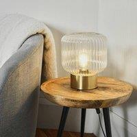 ValueLights Patterson Matt Gold Table Lamp in Metallic Gold