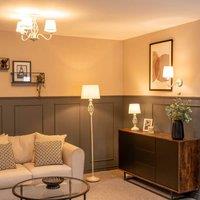 ValueLights Memphis Traditional Cream Wall Light