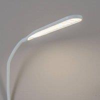 ValueLights Daylight Adjustable Reading Task LED Desk Lamp With Clamp in White