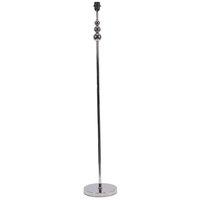 ValueLights Marissa Stacked Ball Freestanding Floor Lamp Base in Silver