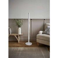 ValueLights Victoria Traditional Wooden Stem Floor Lamp Base in White