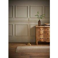 ValueLights Maggie Metal Candlestick Slim Floor Lamp Base in Gold