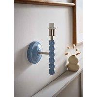 ValueLights Bobbins Pastel Bobble Style Wall Light Base in Pale Blue