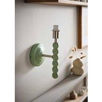 ValueLights Bobbins Pastel Bobble Style Wall Light Base in Pale Green