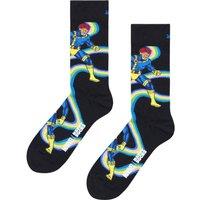 Happy Socks Men Marvel X-Men Cyclops Novelty Socks | Gift Idea in Black | Size: 6-11