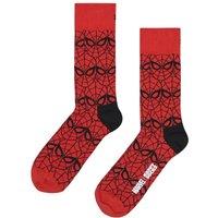 Happy Socks Men Marvel Spider-Man Novelty Socks | Gift Idea in Red | Size: 6-11