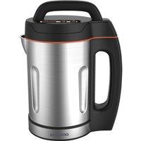 Daewoo Stainless Steel Digital Soup Maker & Food Warmer Vegetable Mixer Smoothie 1.6L Smooth Chunky or Juice Blend in Metallic Silver