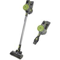 Daewoo 'Cyclone Freedom' Cordless Vacuum Cleaner Stick Handheld Rechargeable Bagless Silver Green in Grey