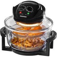 Daewoo 17L Deluxe Large Halogen Air Fryer Oven with Size Extender Ring 60min in Clear
