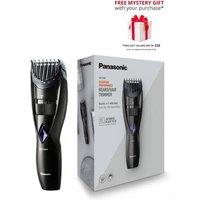 Panasonic ER-GB37 Wet & Dry Electric Beard Trimmer for Men in Black