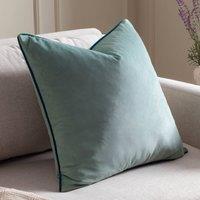 Furn Meridian Velvet Cushion in Duck Egg Blue | Size: 45cm x 45cm
