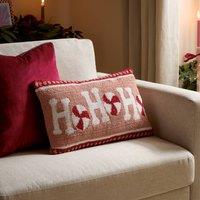 Furn Cando Ho Ho Ho Tufted Cushion in Pink | Size: 30cm x 50cm