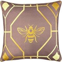 Furn Bee Deco Geometric Piped Cushion in Pink | Size: 43cm x 43cm