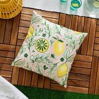 Furn Citronello Printed Outdoor Cushion in Peach