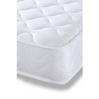 OHS Memory Foam Cool Touch Sprung Quilted Mattress in White | Size: Single