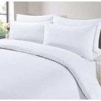 OHS 2 Pack Soft Microfibre Wrinkle Resistant Housewife Pillowcases in White | Size: Standard Pillow Case