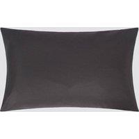 OHS 2 Pack Soft Microfibre Wrinkle Resistant Housewife Pillowcases in Charcoal | Size: Standard Pillow Case