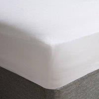 OHS Mattress Protector Topper Waterproof Pillowcase Fitted Sheet Single Double King in White | Size: Standard Pillow Case
