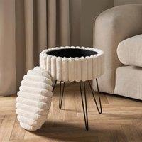 https://www.burton.co.uk/product/ohs-faux-fur-stool-hairpin-ribbed-fleece-round-vanity-seat-cushioned-foot-rest-chair_p-5edead55-1aee-412b-8b0a-9b1bac3e8706?colour=Cream&size=One%20Size