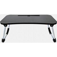 OHS Foldable Wooden Lap Tray TV Dinner Bed Laptop Work Desk Stand Portable in Charcoal