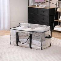 OHS Reusable Storage Bag Clothing Shoe Underbed Organiser Bedding Box in White