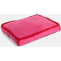 OHS Sherpa Bind Pet Bed Dog Puppy Comfy Mat Cushion Washable Fleece Soft Plush Warm in Pink | Size: large
