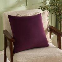 OHS 2 Pack Matte Velvet Super Soft Cushion Covers Square Pillowcases in Burgundy | Size: 45cm x 45cm