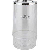 BarCraft Acrylic Double Walled Wine Cooler in Clear