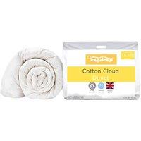 Ezysleep 15 Tog Feels Like Down Cotton Cloud Duvet in White | Size: Double