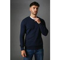 https://www.burton.co.uk/product/maine-premium-pure-cotton-cable-v-neck-jumper_edd06545?colour=navy&size=XL