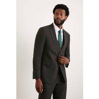 Mens Charcoal Slim Fit Essential Suit Jacket - 40R