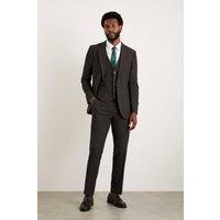 Mens Charcoal Slim Fit Essential Suit Trousers - 38R