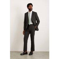 Mens Charcoal Tailored Fit Essential Suit Trousers - 30S
