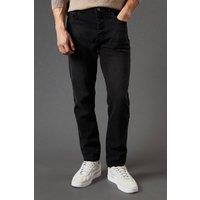 Mens Black Wash Slim Fit Jeans - 34R