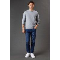 Mens Mid Wash Skinny Fit Jeans - Dark Blue - 36S