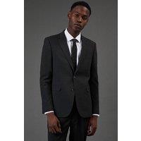 Mens Charcoal Slim Fit Essential Suit Jacket - 46L