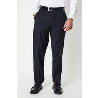 Mens Black Tailored Fit Tuxedo Suit Trousers - 32S