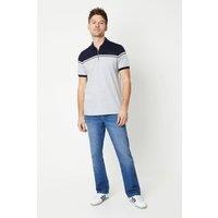 Mens Mid Wash Bootcut Jeans - Dark Blue - 30R