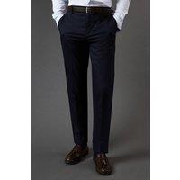 Mens Navy Slim Fit Smart Trousers - 38R