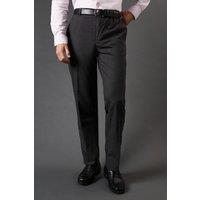 Mens Charcoal Tailored Fit Smart Trousers - 30R